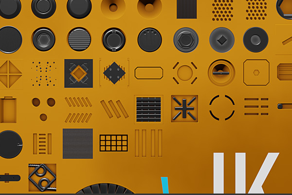 Blender插件-多用途贴画素材 75 Decals For Decalmachine 2.1