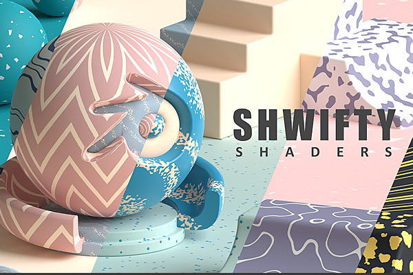 Blender插件-现代混合纹理材质着色器预设 Shwifty Shaders V1.2