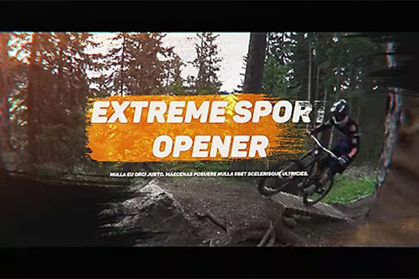 AE模板-极限运动摩托赛车竞速宣传片模板 Extreme Sport Opener