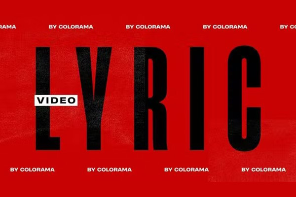 AE模板-说唱音乐动态歌词排版动画 Lyric Video