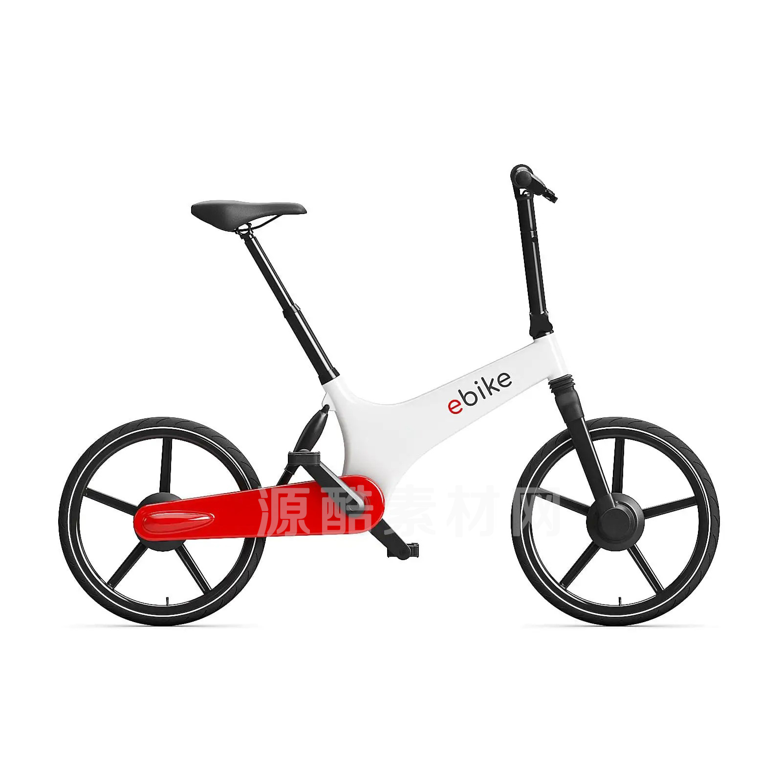 C4D模型-ebike电动自行车模型电动助力车模型3D model of electric bicycle