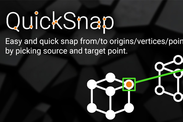 Blender插件-快速捕捉对象/顶点/曲线点工具 QuickSnap V1.2.6