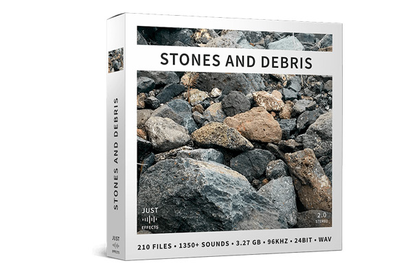 音效素材-210个石头泥土沙子碰撞破坏无损音效 Stones And Debris