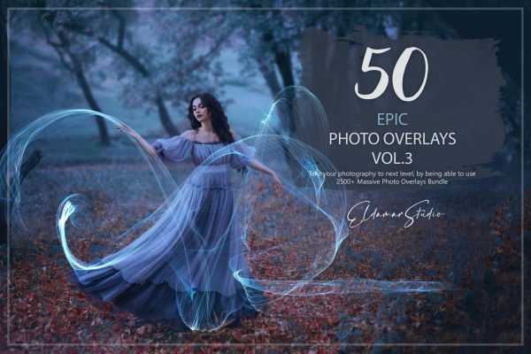 50个彩色线条照片叠层背景素材v3 50 Epic Photo Overlays – Vol. 3