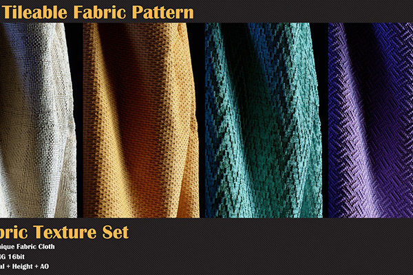 贴图材质-40个高品质布料织物平铺无缝纹理贴图布料贴图毛线贴图
