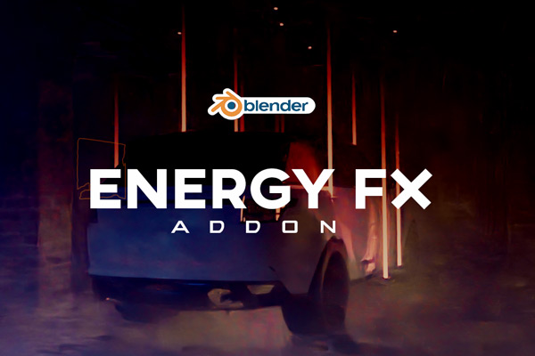 Blender插件-能量光线激光电流冲击波特效元素预设插件 Energy Fx Addon