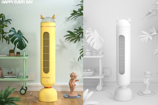 OC工程-空调扇产品渲染工程空调扇模型家电产品场景渲染C4D工程