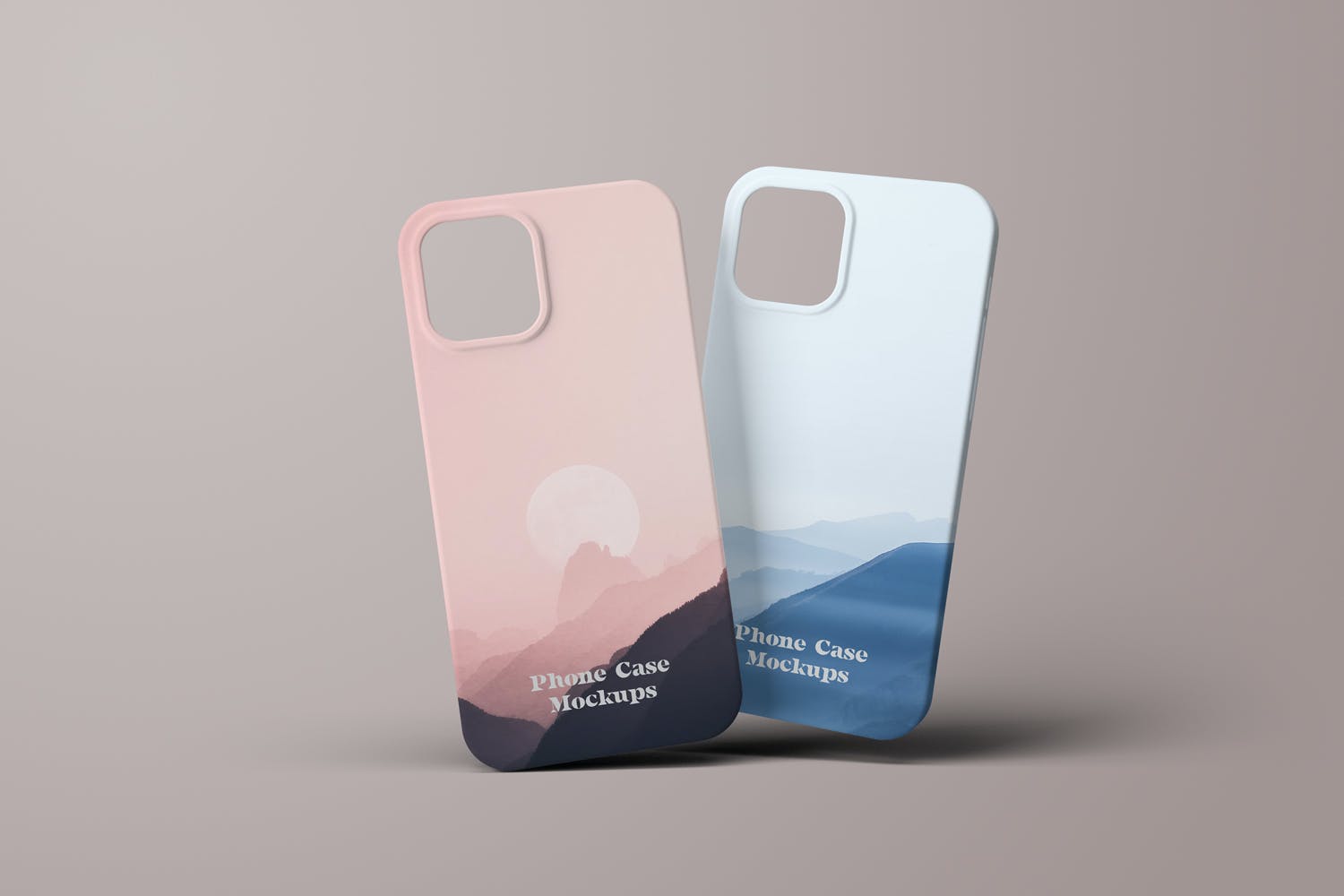 苹果手机壳图案设计PSD样机素材 Phone Case Mockups