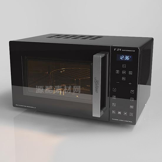 C4D模型-微波炉模型电器3D模型 Microwave oven 3D model