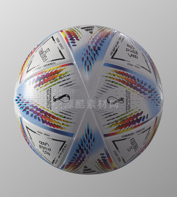 C4D模型-2022世界杯足球模型卡塔尔世界杯足球3D模型