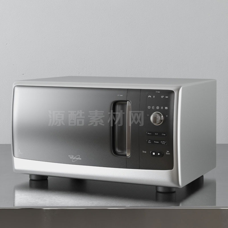 C4D模型-电烤箱模型微波炉模型厨房电器3D模型
