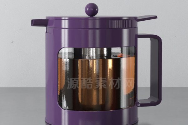水壶模型茶壶模型-C4D模型