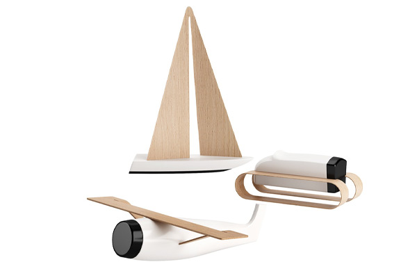 C4D模型-帆船摆件模型飞机摆件模型
