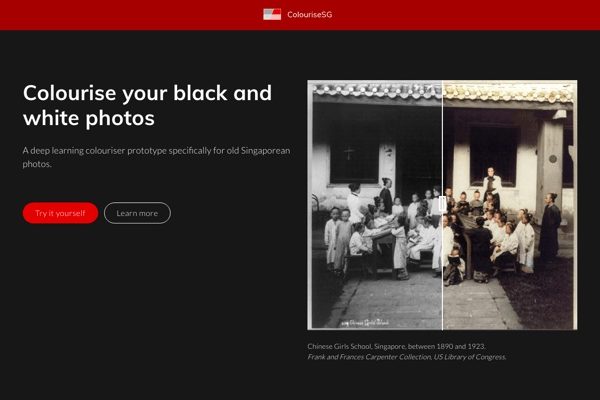 让黑白老照片变成彩色,这个人工智能网站免费帮黑白照快速上色!