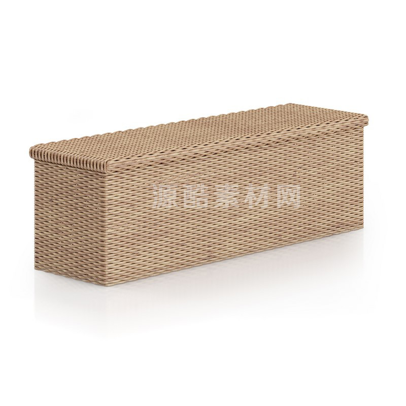 C4D模型-藤编柜子模型竹编柜子模型