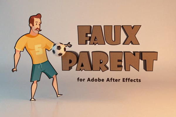 AE脚本-图层属性父子链接变换MG动画工具 Faux Parent v1.1 +使用教程