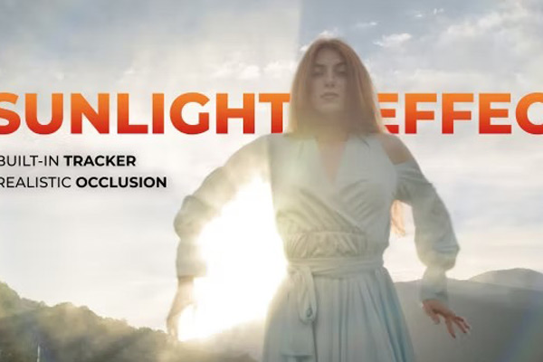 达芬奇模板-太阳光线镜头光晕效果预设 Sun Rays Effect