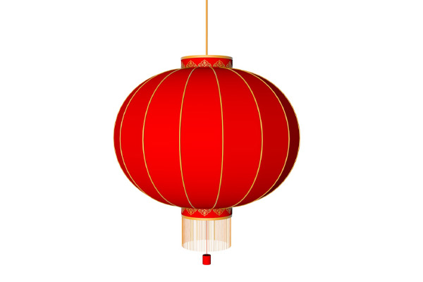 C4D模型-节日灯笼模型春节挂饰灯笼模型