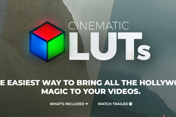 LUTs预设-120个好莱坞流行电影视频调色预设 Cinematic LUTs