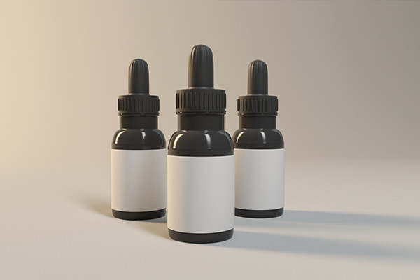 C4D工程-精油瓶产品OC工程精油瓶模型