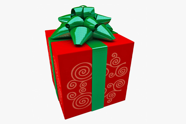 C4D礼物包装盒模型礼物盒模型-C4D模型下载