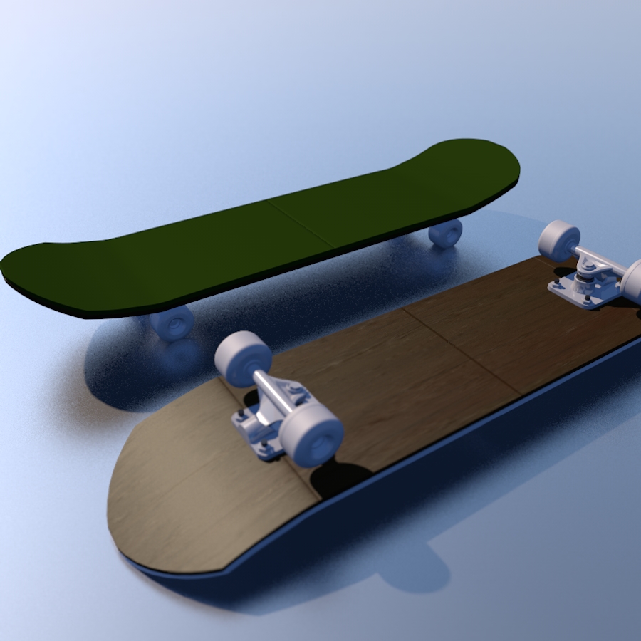 C4D模型-滑板模型