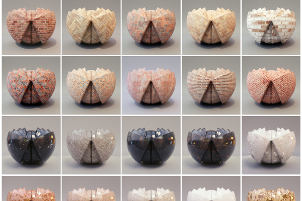 90组布料瓷砖混凝土金属木纹等4K纹理贴图