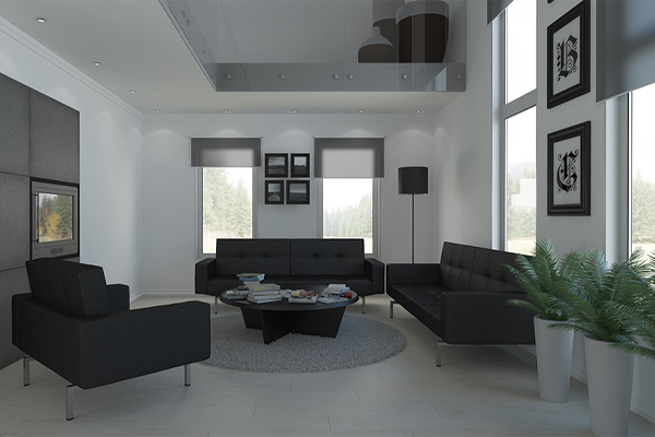 C4D工程-超精细的客厅室内场景Vray渲染工程客厅模型