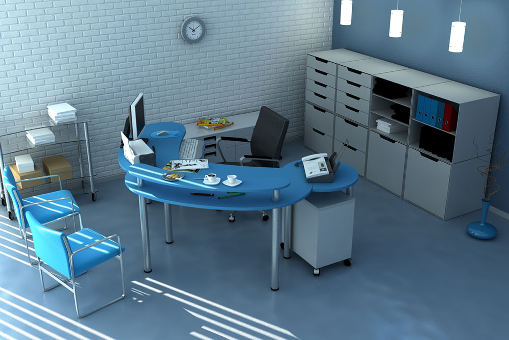 C4D工程-办公室场景Vray渲染工程办公室场景模型