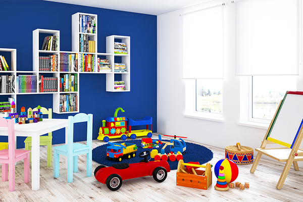 C4D工程-Vray儿童玩具房间场景渲染工程玩具模型