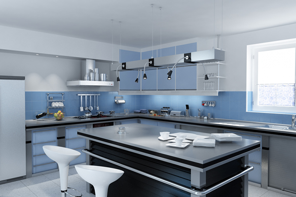 C4D工程-Vray厨房场景渲染工程厨房场景模型