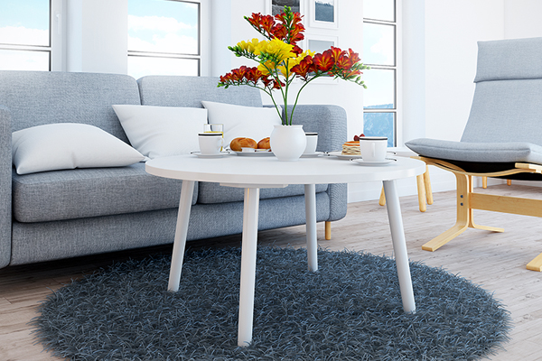 C4D工程-现代室内场景渲染Vray工程客厅场景模型沙发模型茶几模型