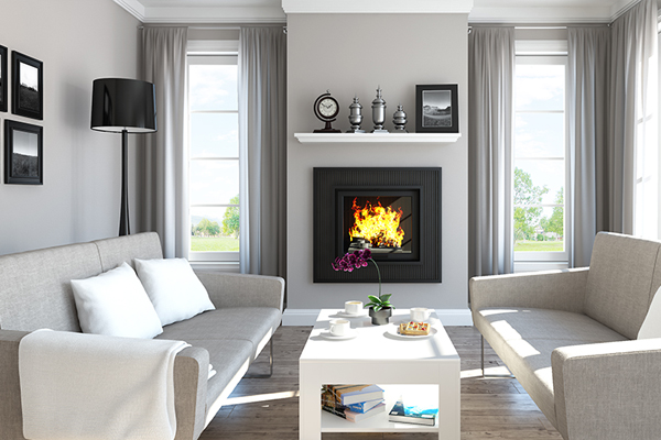 C4D工程-Vray室内家居客厅场景渲染工程沙发模型茶几模型