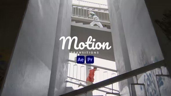 AE/PR模板-视频运动转场过渡效果 Motion Transitions