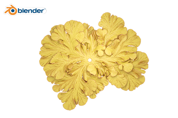 Blender插件-自然珊瑚藻类波浪形效果生长动画插件 Differential Growth V2.1.1