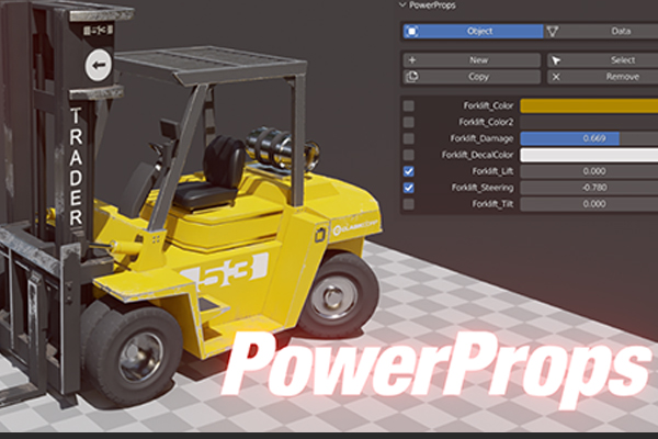 Blender插件-批量添加删除复制自定义属性值插件 PowerProps v0.2.9