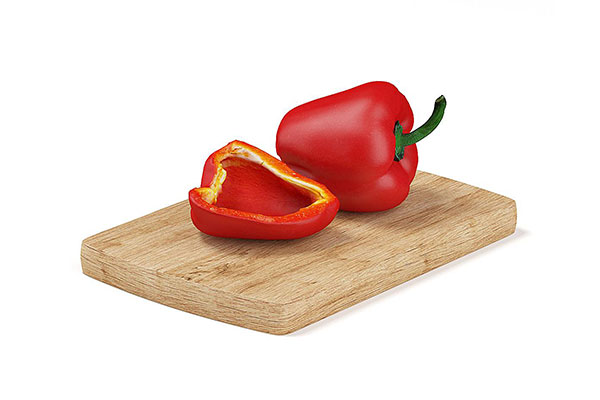 C4D建模切开的辣椒红辣椒模型素材下载