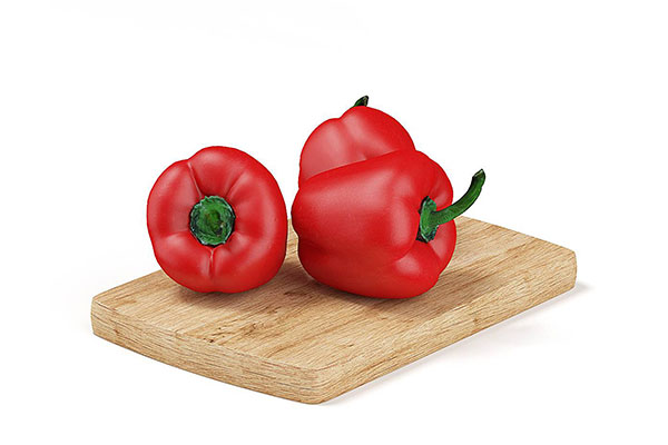 C4D辣椒模型红辣椒模型蔬菜模型