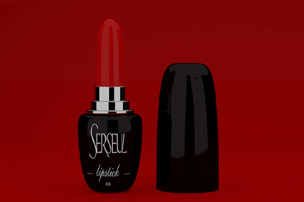 C4D口红模型化妆品模型素材下载