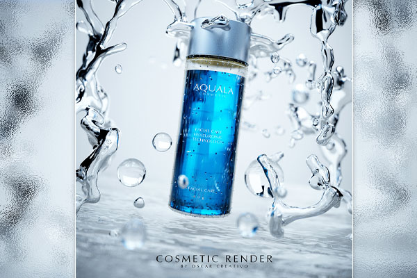 C4D工程-OC化妆品产品场景工程护肤品模型水乳模型下载