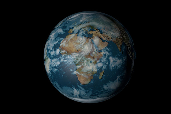 C4D模型-地球模型下载