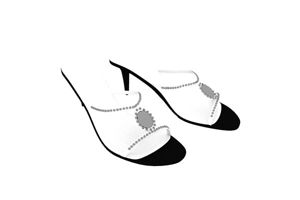 C4D凉鞋模型女士凉鞋模型素材-C4D模型网下载