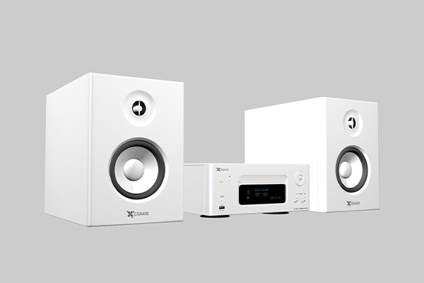 C4D模型-白色音响模型电子产品模型下载