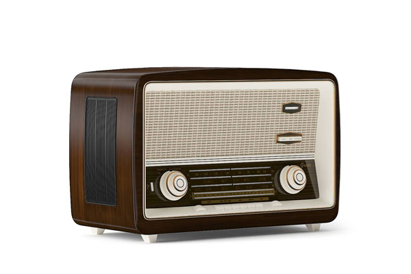 C4D模型-复古木质音响模型素材下载