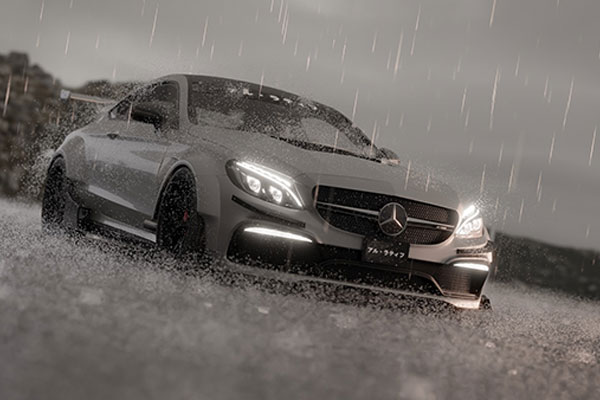 Blender插件-真实雨滴下雨涟漪效果生成插件 Baga Rain Generator v1.0.6