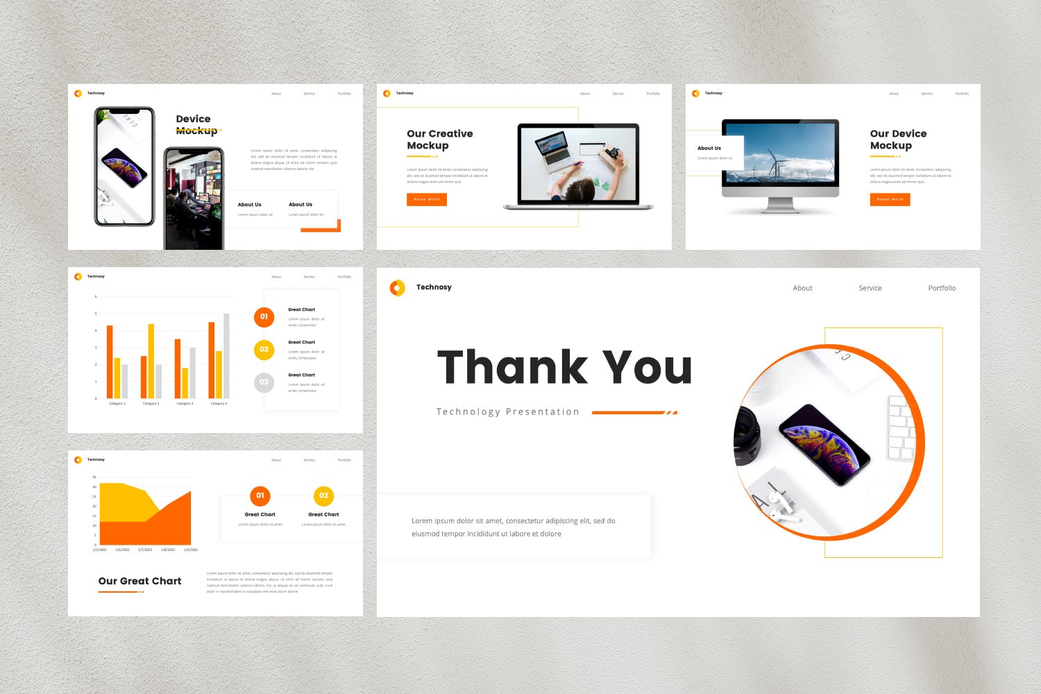 高端技术PPT模板下载 Technosy – Technology Powerpoint Template