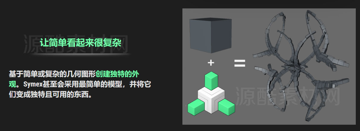 C4D插件-几何物体对称复制插件 Symex 1.3支持Cinema 4DR15-2023 中文汉化版+英文原版