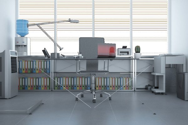 C4D工程-vray办公室场景渲染工程办公室场景模型