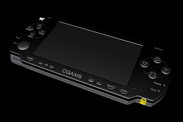 C4D模型-游戏机模型掌上游戏机模型下载