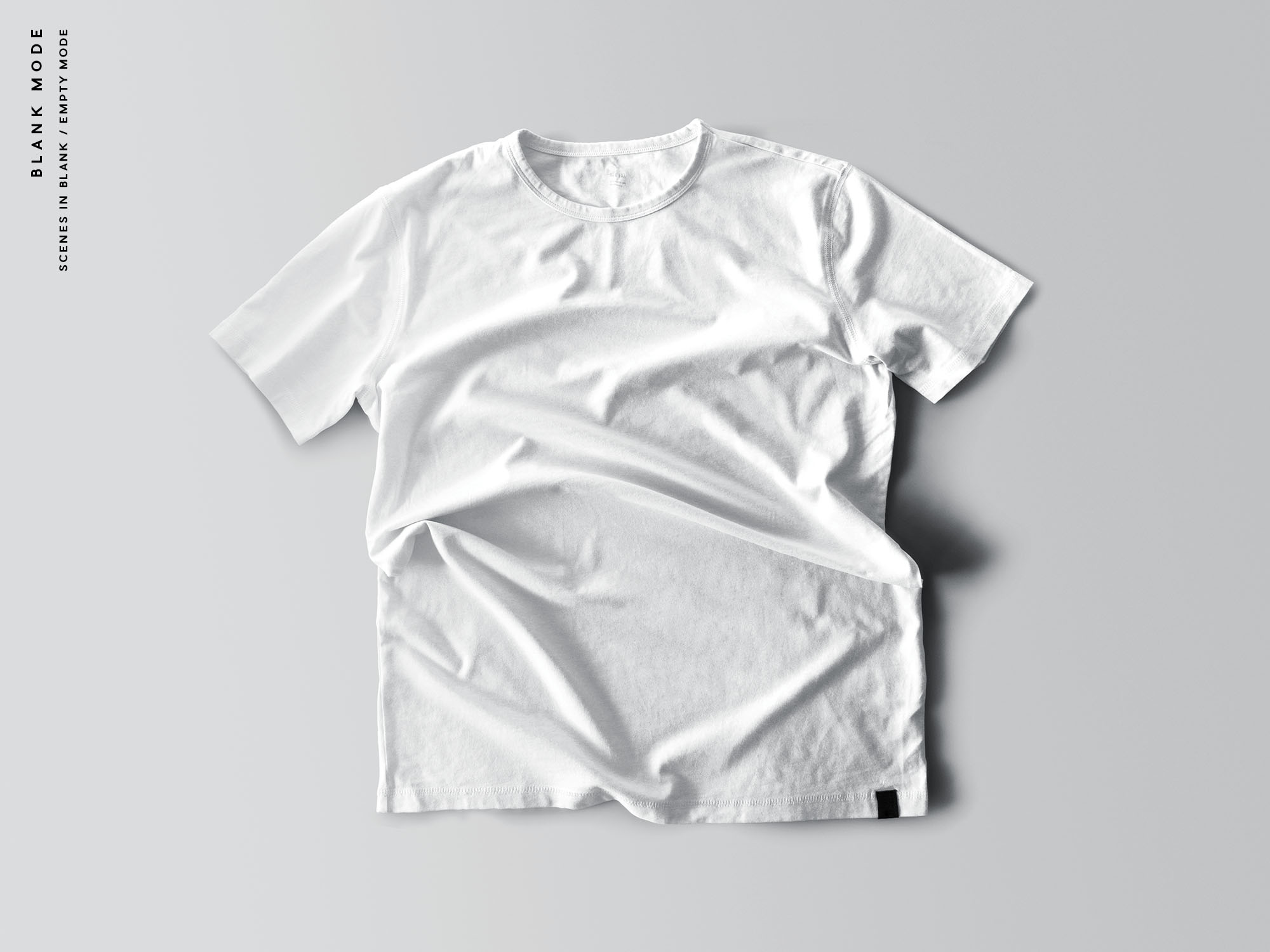 9 个褶皱T恤设计效果图样机PSD素材 9 T-Shirt Mockups